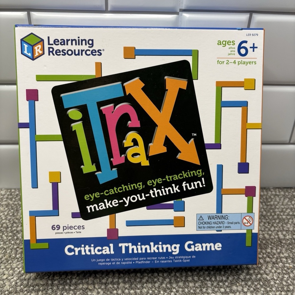Learning Resources iTrax Critical Thinking Game Problem Solving Complete
